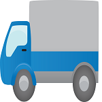 moving truck transporting local long distance services