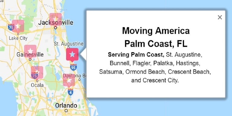 Moving America Service Area Palm Coast FL